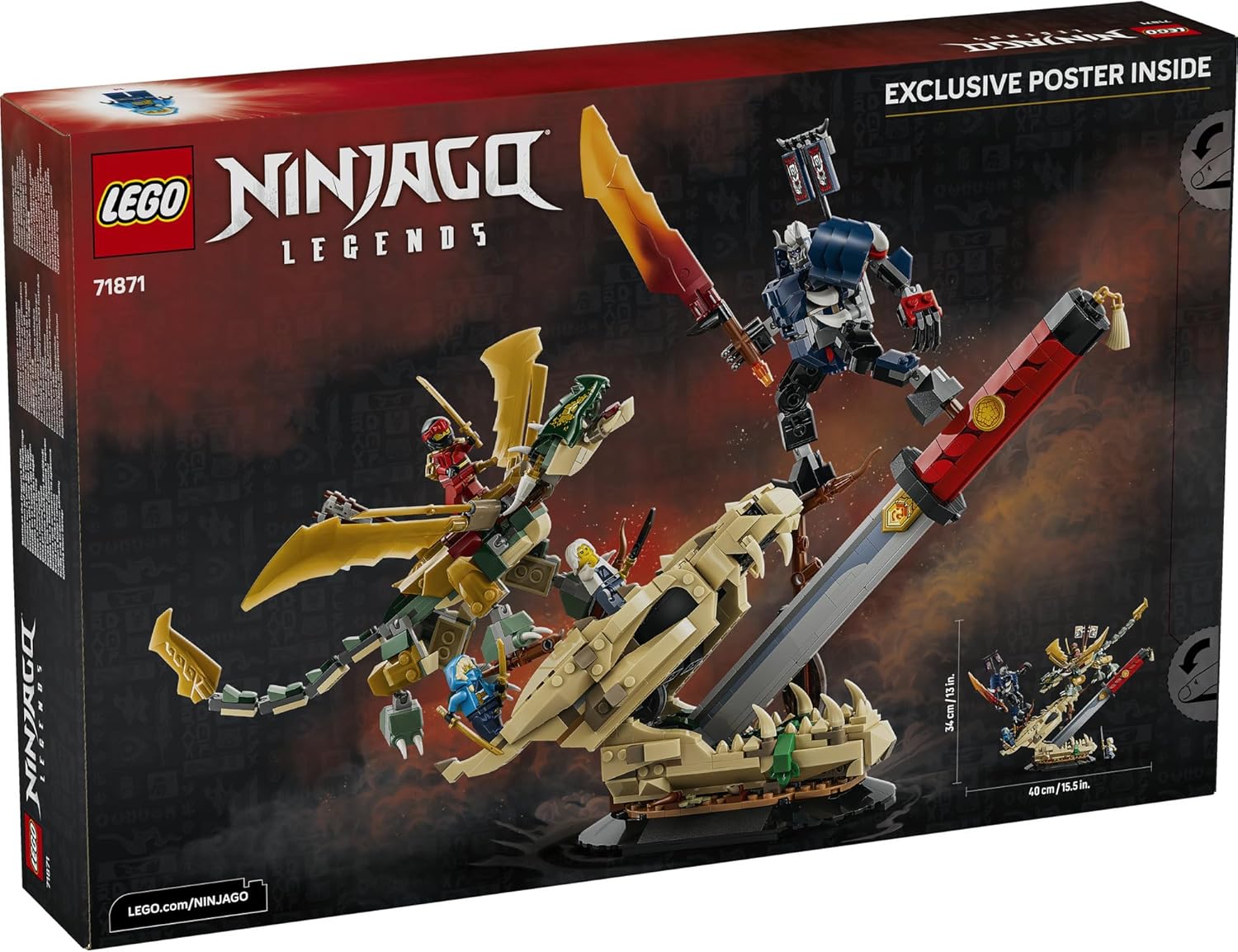 Конструктор LEGO NINJAGO Битва у клинка драконов 1016 дет. - фото 4