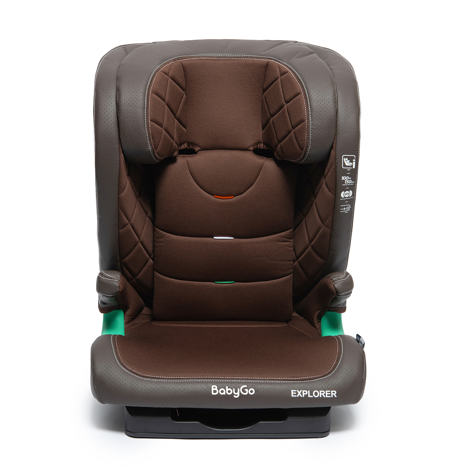 Автокресло BabyGo Explorer New Isofix 2/3 (15-36 кг) коричневый - фото 8
