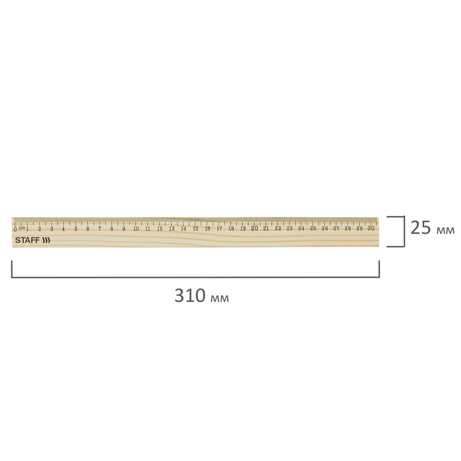 Линейка Staff дерево - фото 3