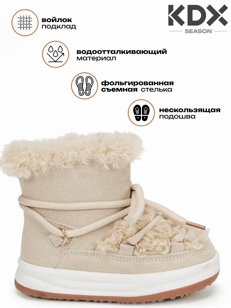 Угги KDX MU-68 beige - фото 4