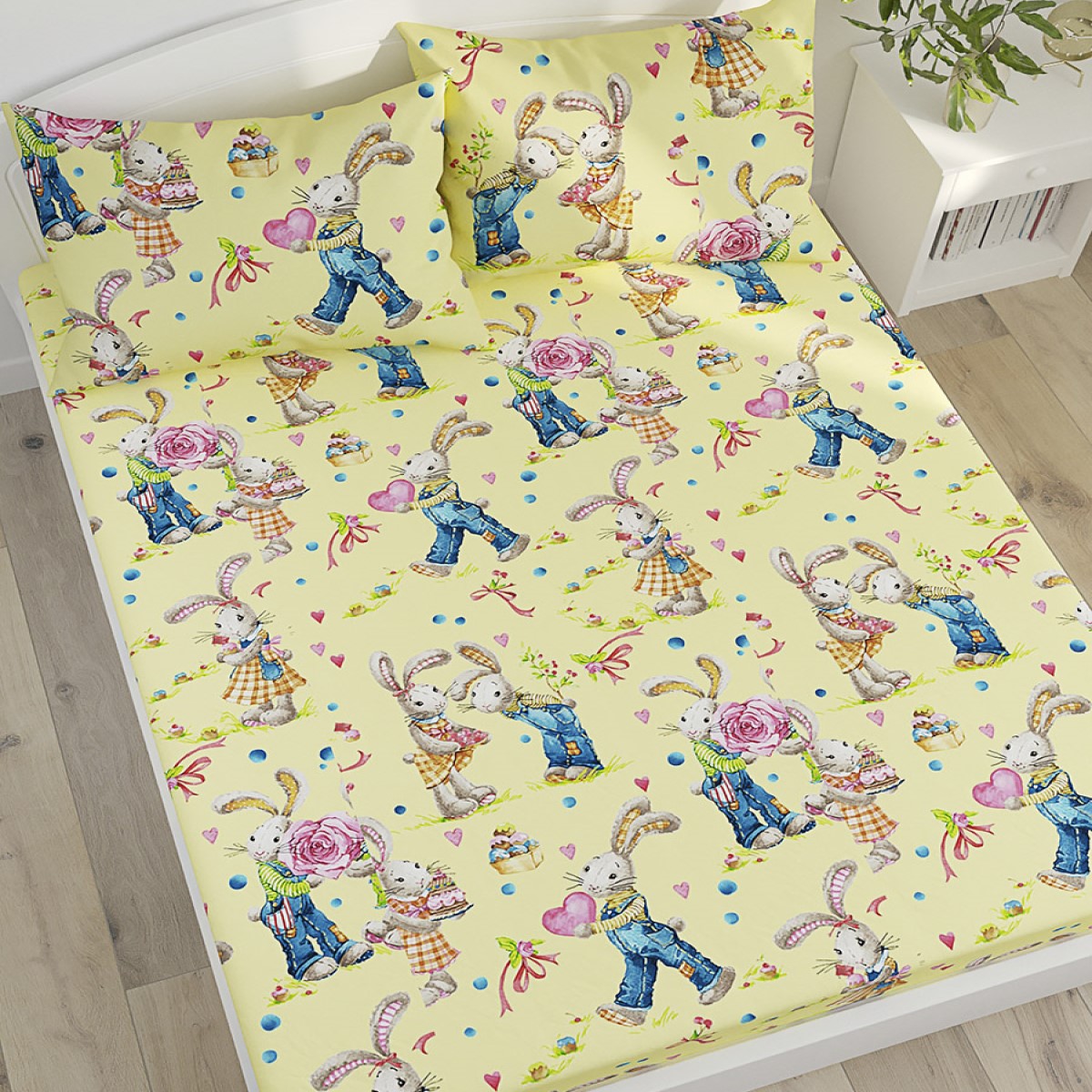 Комплект постельного белья Anna Maria Зайчики полутораспальный - фото 3