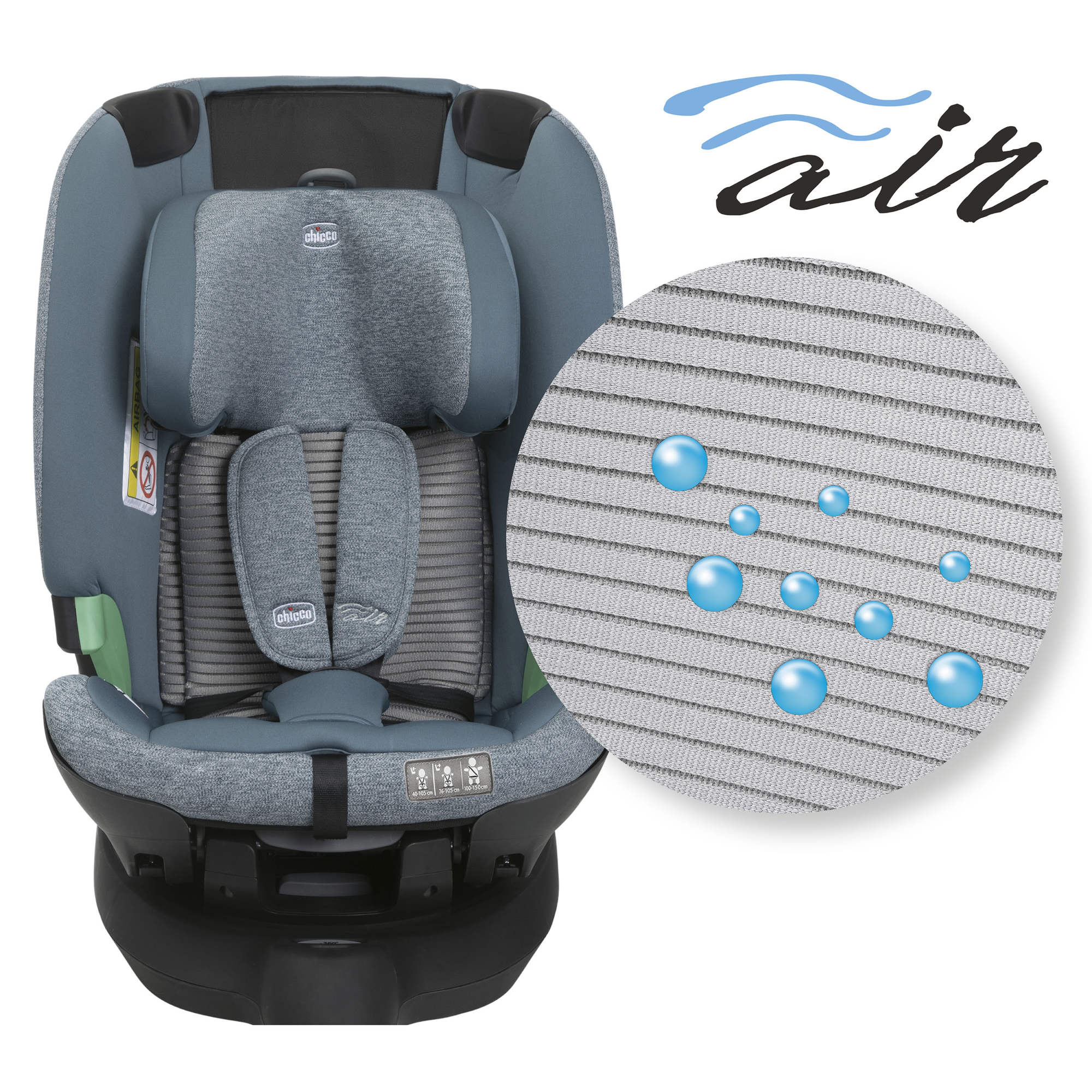 Автокресло Chicco Bi-Seat Air Isofix 0+/1/2/3 (0-36 кг) - фото 13