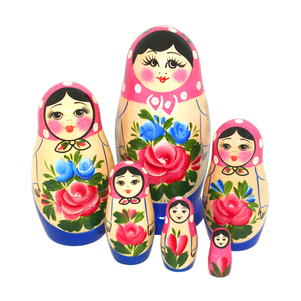 Игрушка Золотая Хохлома пирамидка - фото 1
