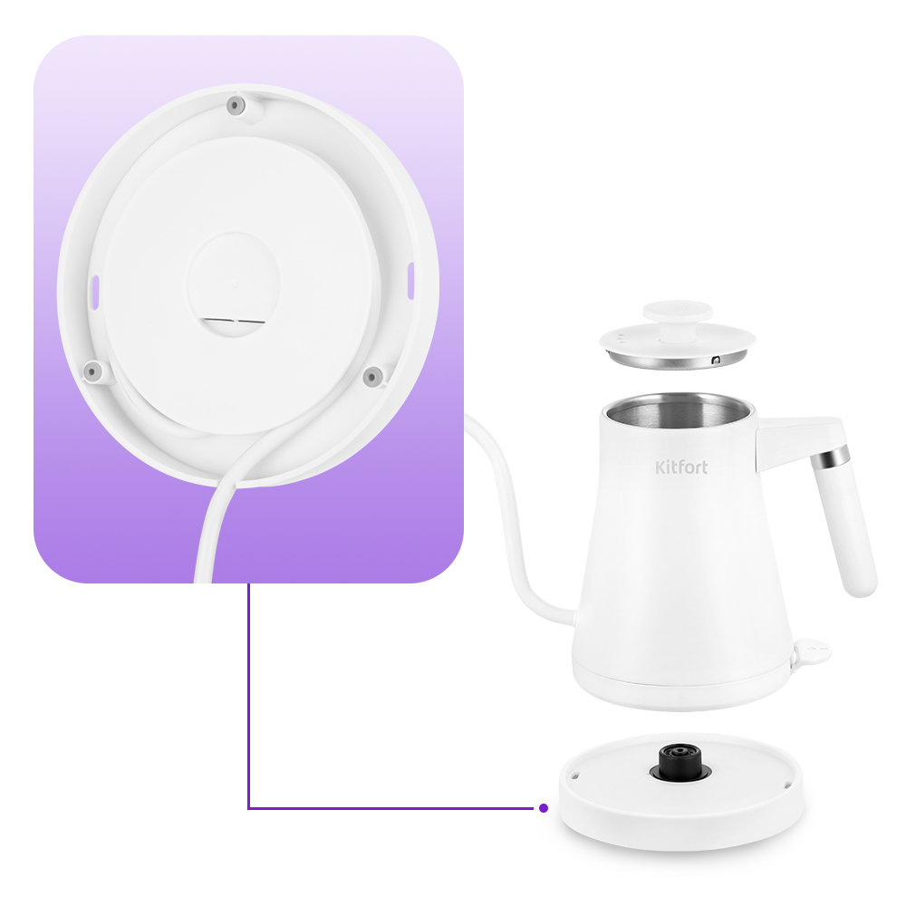 Чайник для варки кофе KITFORT КТ-6727 - фото 3