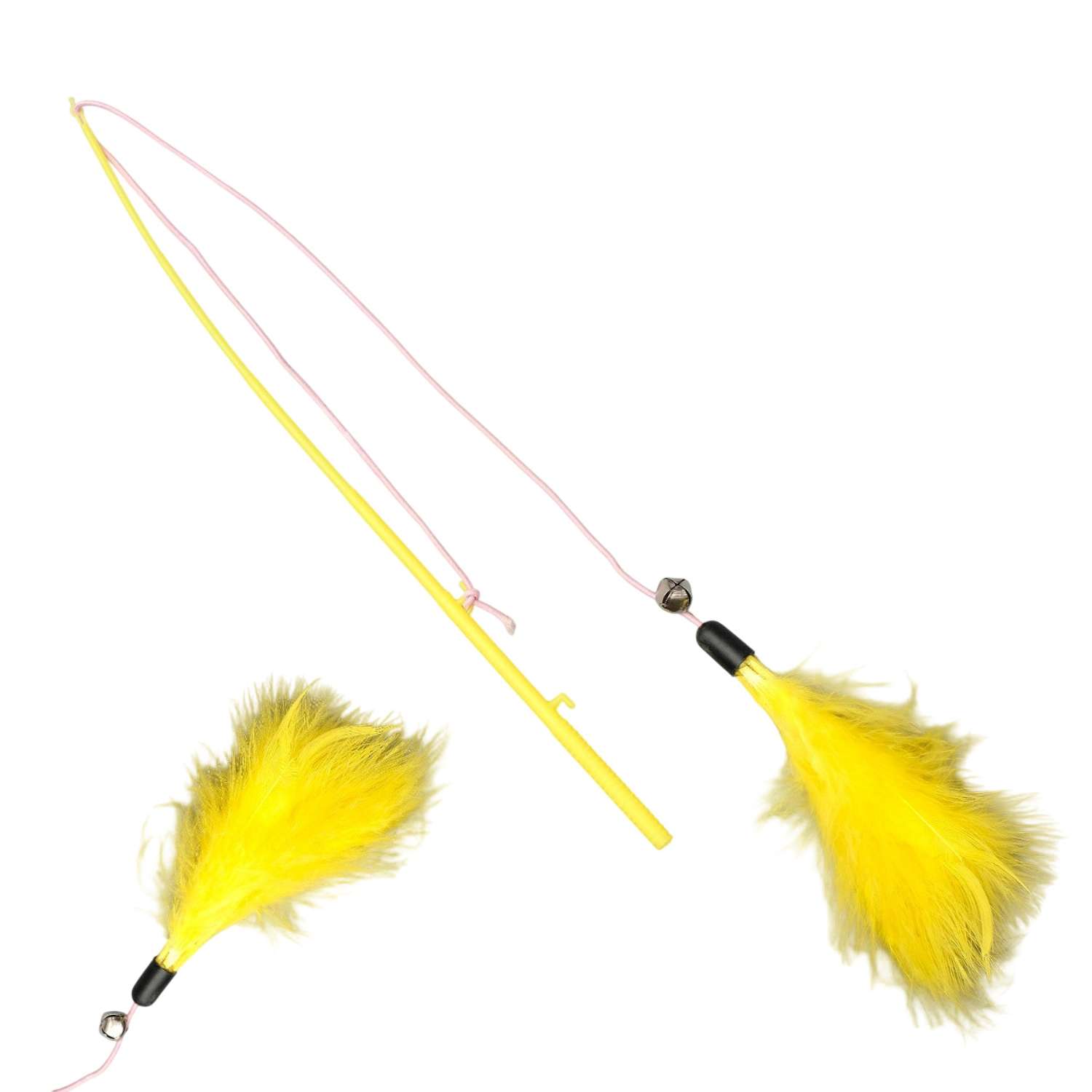 Дразнилка-удочка Пижон Фламинго 30см в ассортименте - фото 2