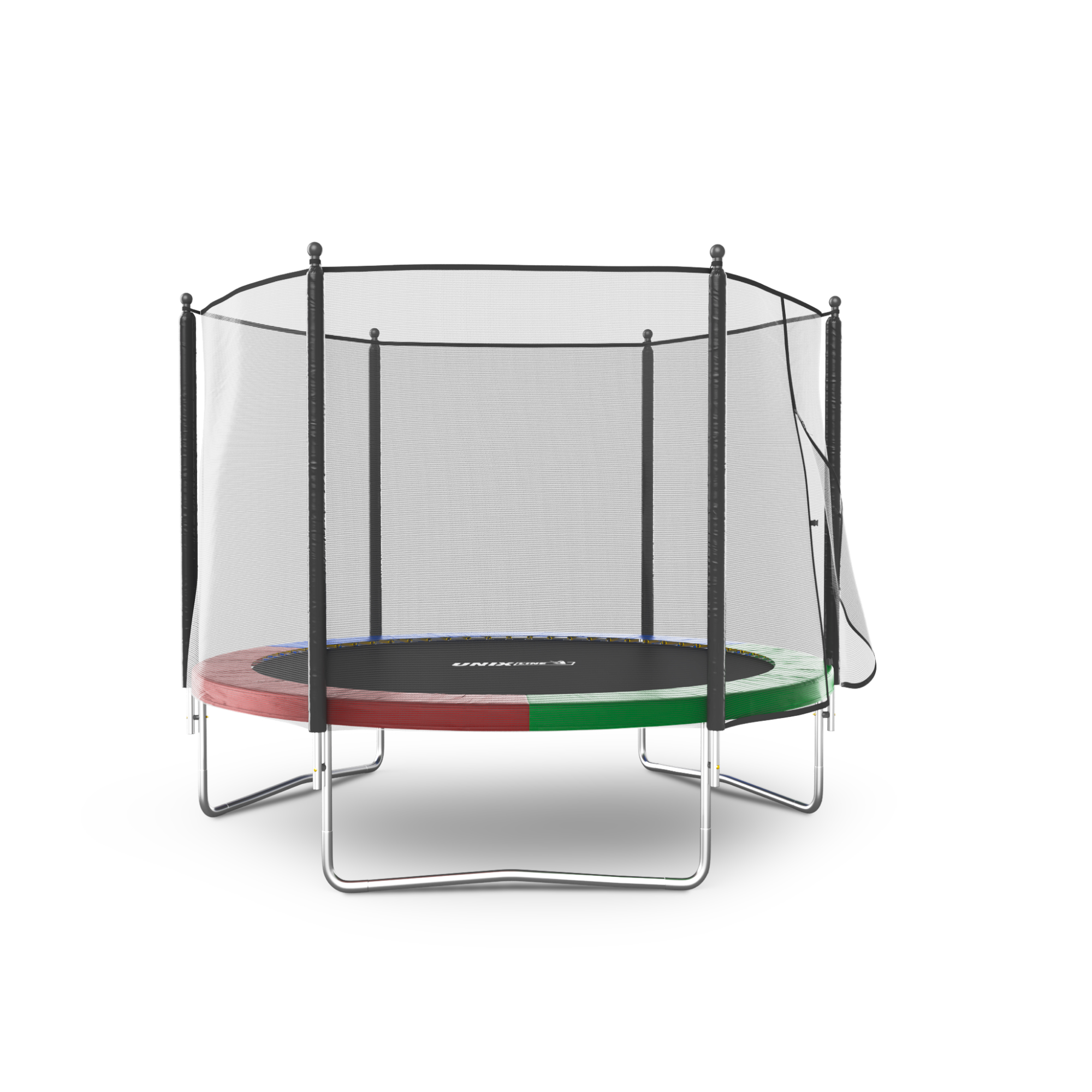 Батут каркасный Simple 10 ft UNIX line Color с внешней защитной сеткой общий диаметр 305 см до 140 кг - фото 17