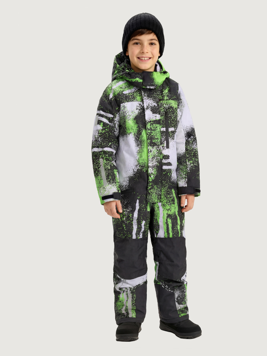 Комбинезон NIKASTYLE 8з1325 салат/черный - фото 1