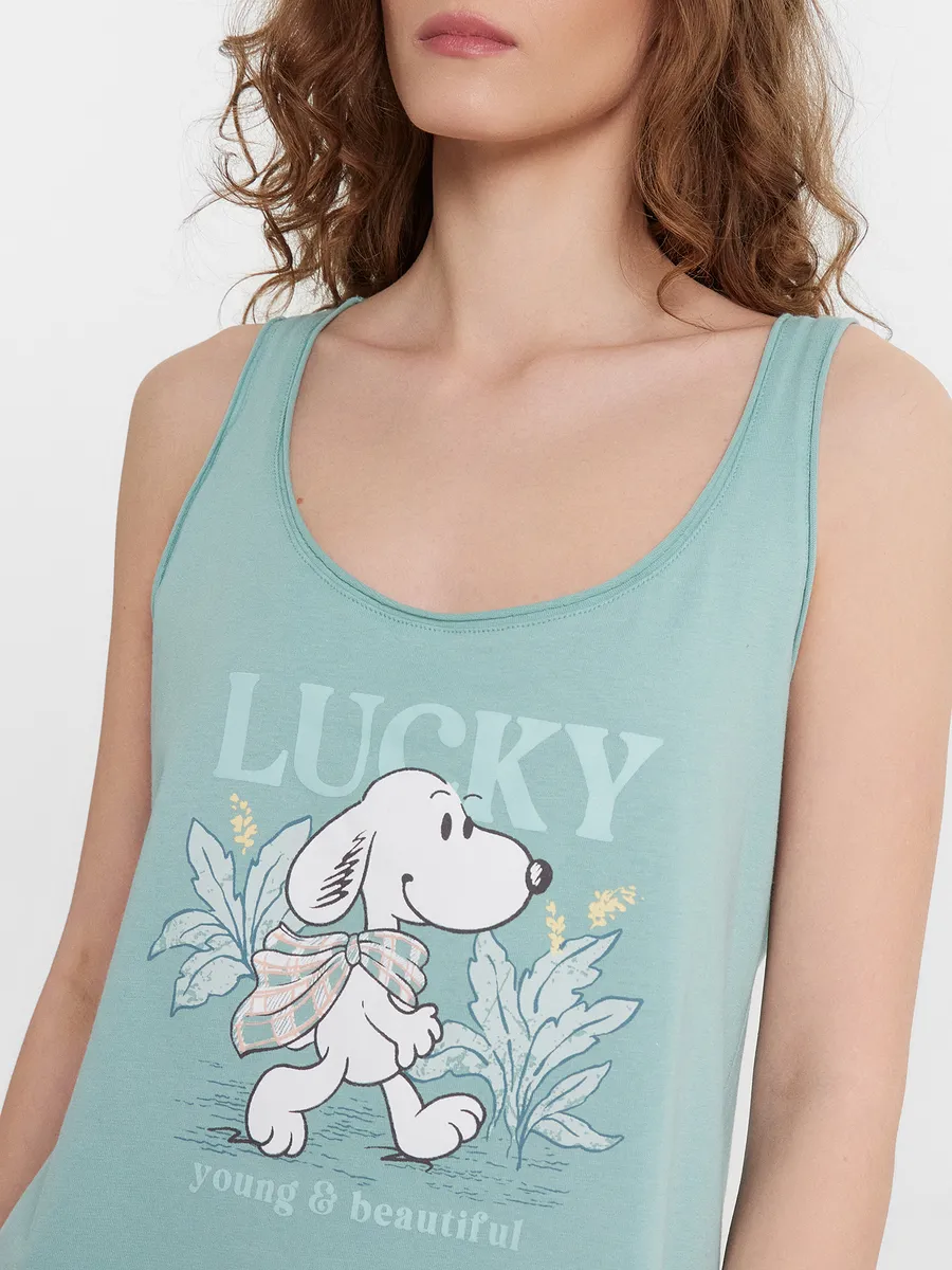 Пижама Mark Formelle (Марк Формэль) 592341/пыльная бирюза +зеленая клетка - фото 8