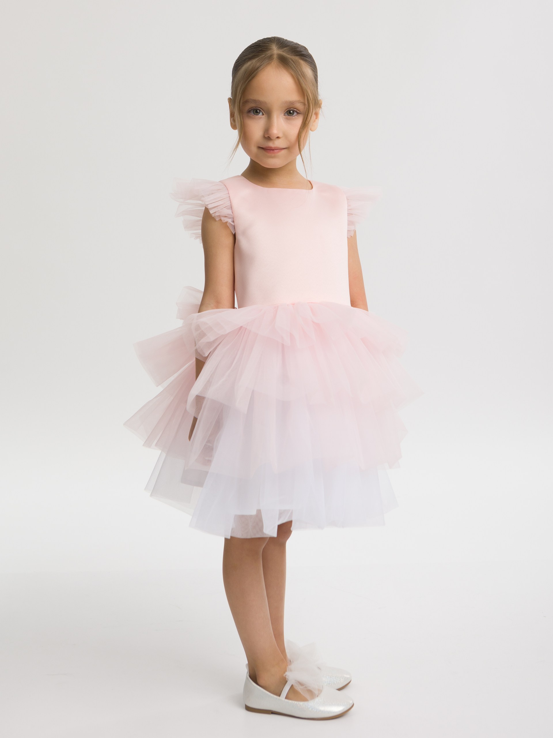 Платье LELUkids 1231.24_зефирка_светло-роз - фото 5