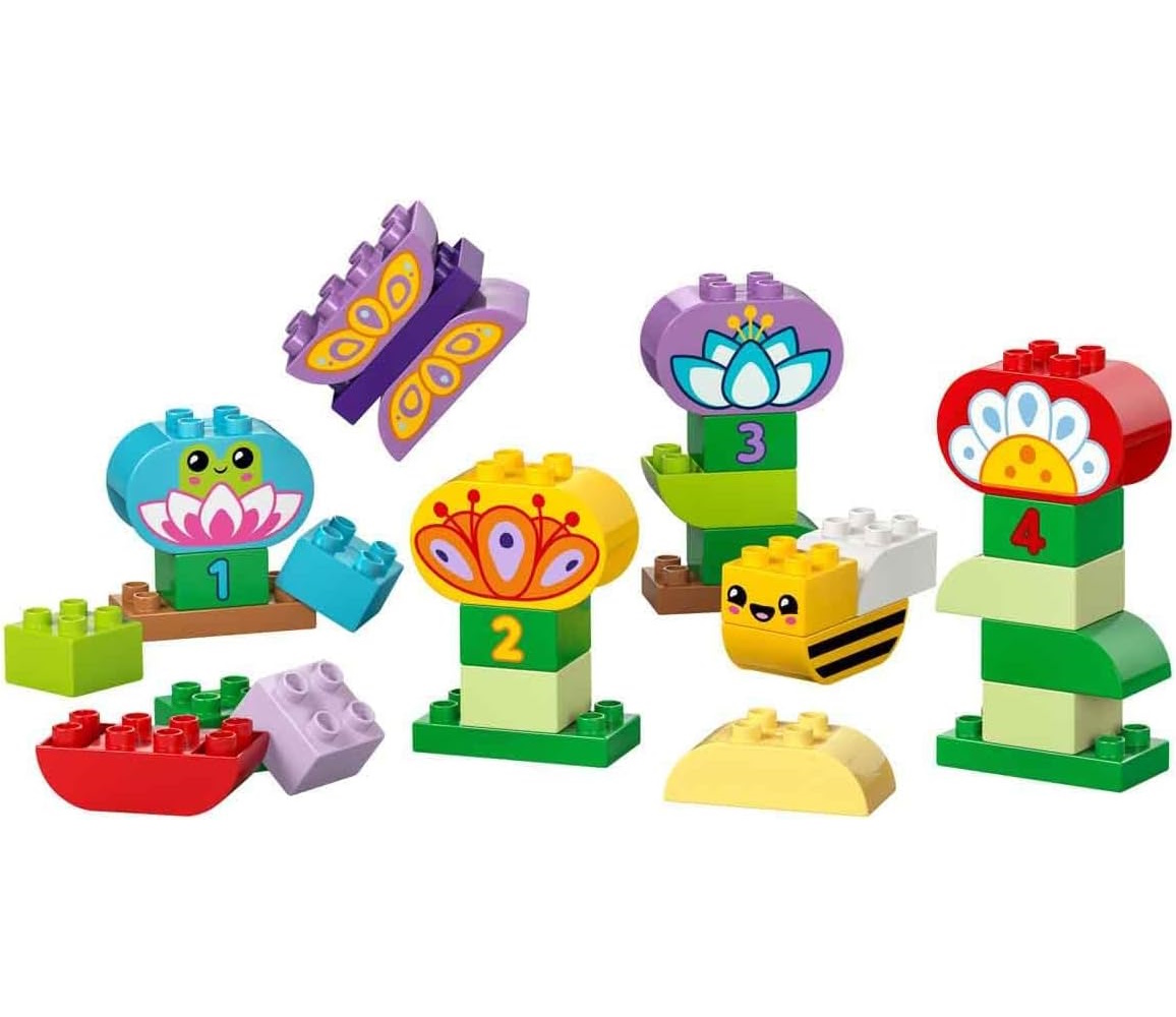 Конструктор LEGO DUPLO Креативный цветочный сад 45 дет. - фото 1