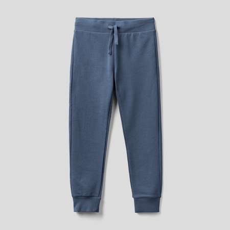 Pantalone Denim Stretch United Colors Of Benetton - Marine Fit Gamba Ampia, Lavaggio Stone Washed - 4