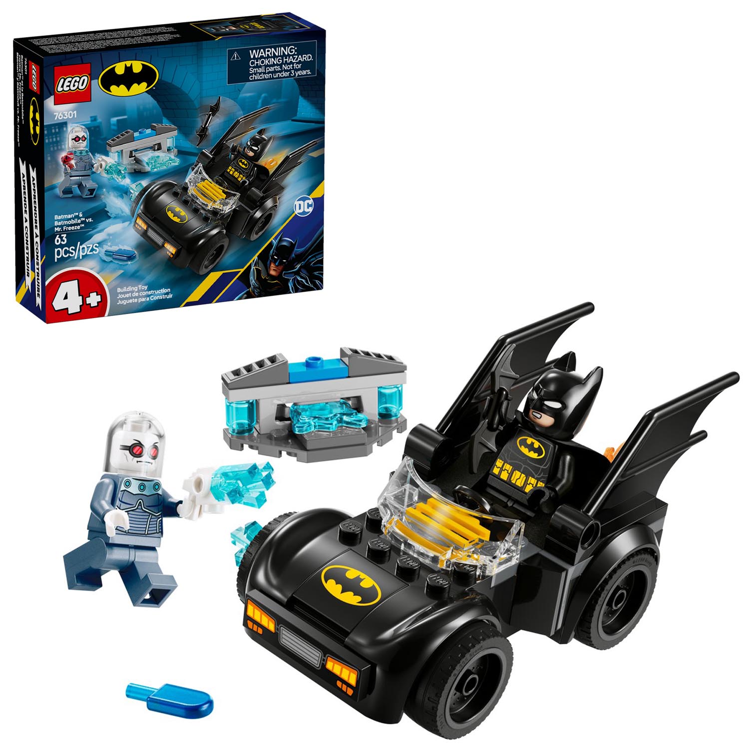 Конструктор LEGO DC Super Heroes Бэтмен против Мистера Фриза 63 дет. - фото 1