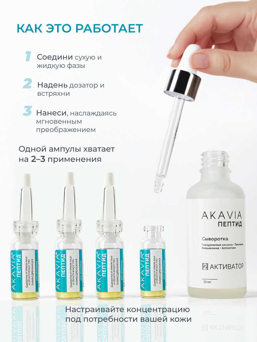 Сыворотка АКАВИЯ Anti-Puffiness - фото 9