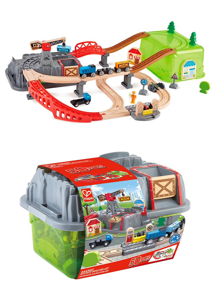 Набор железнодорожный Hape E3764_HP - фото 4