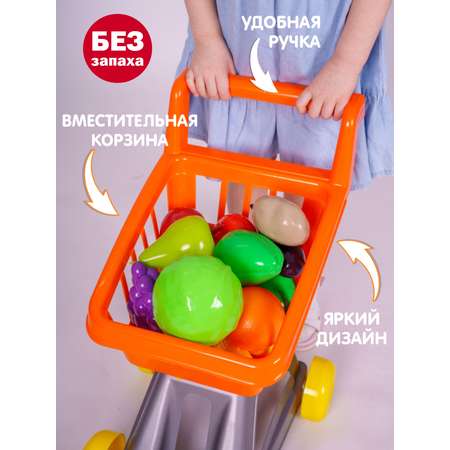 Игровой набор СТРОМ тележки и корзинки