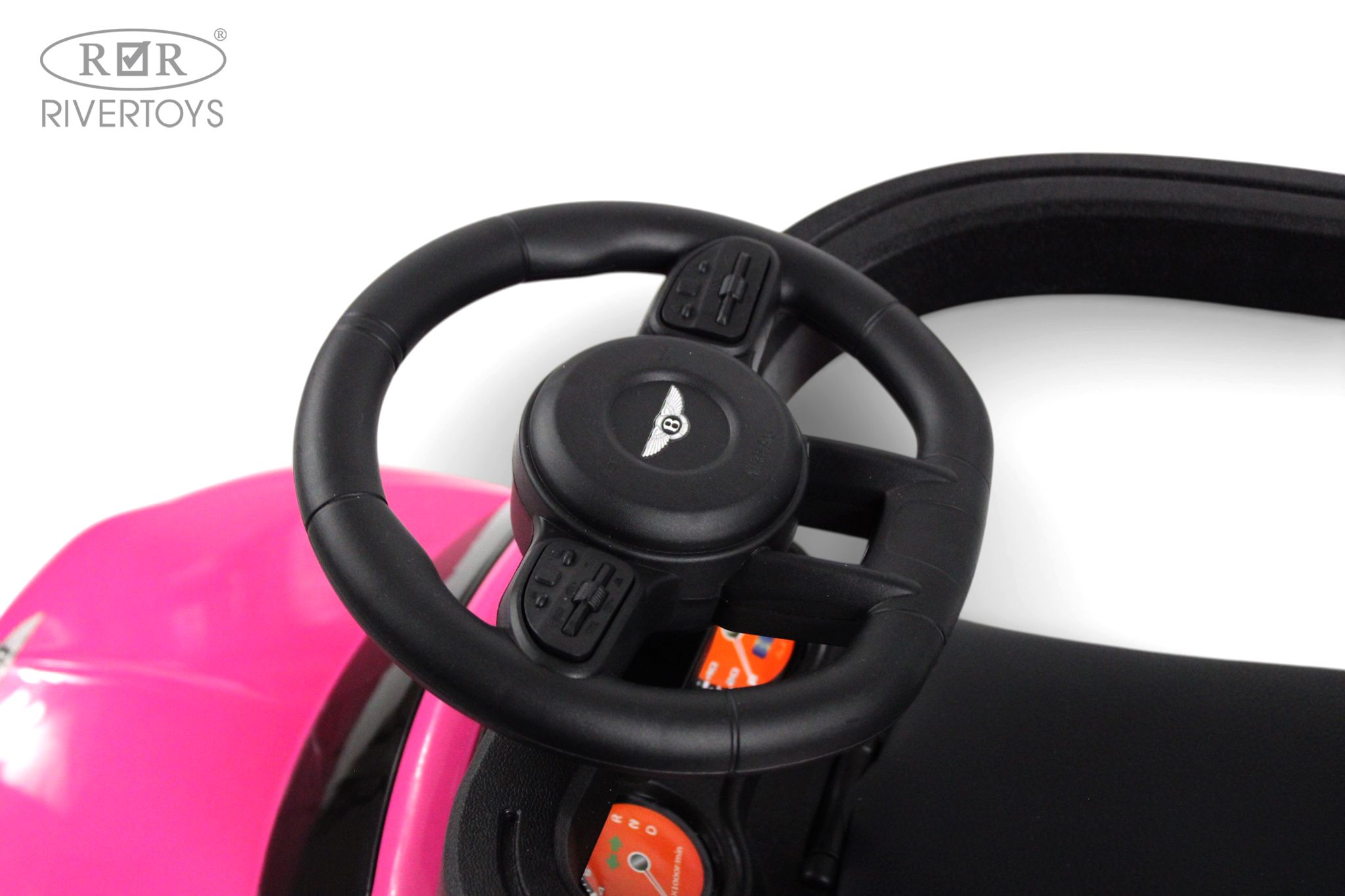 Каталка RIVERTOYS Z005ZZ-TP-PINK розовый - фото 5