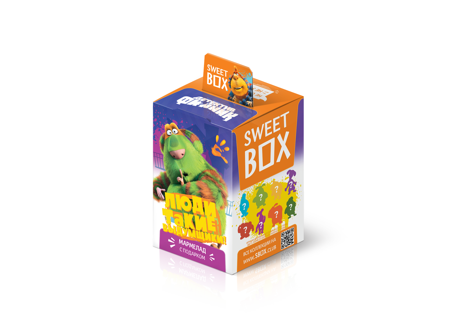 Мармелад с подарком в коробочке Sweet box Детектив Финник 10г - фото 2