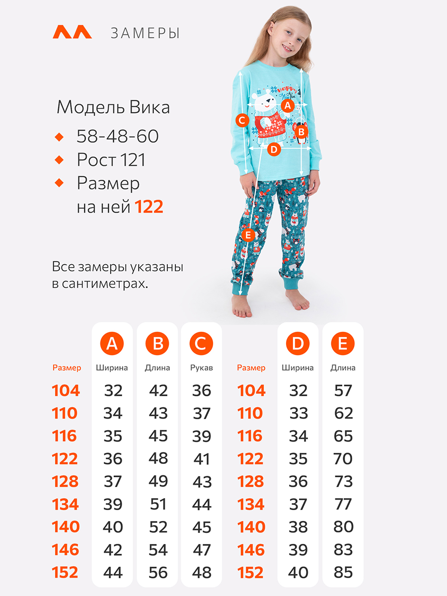 Пижама HappyFox HFLUNNG833мятный - фото 7