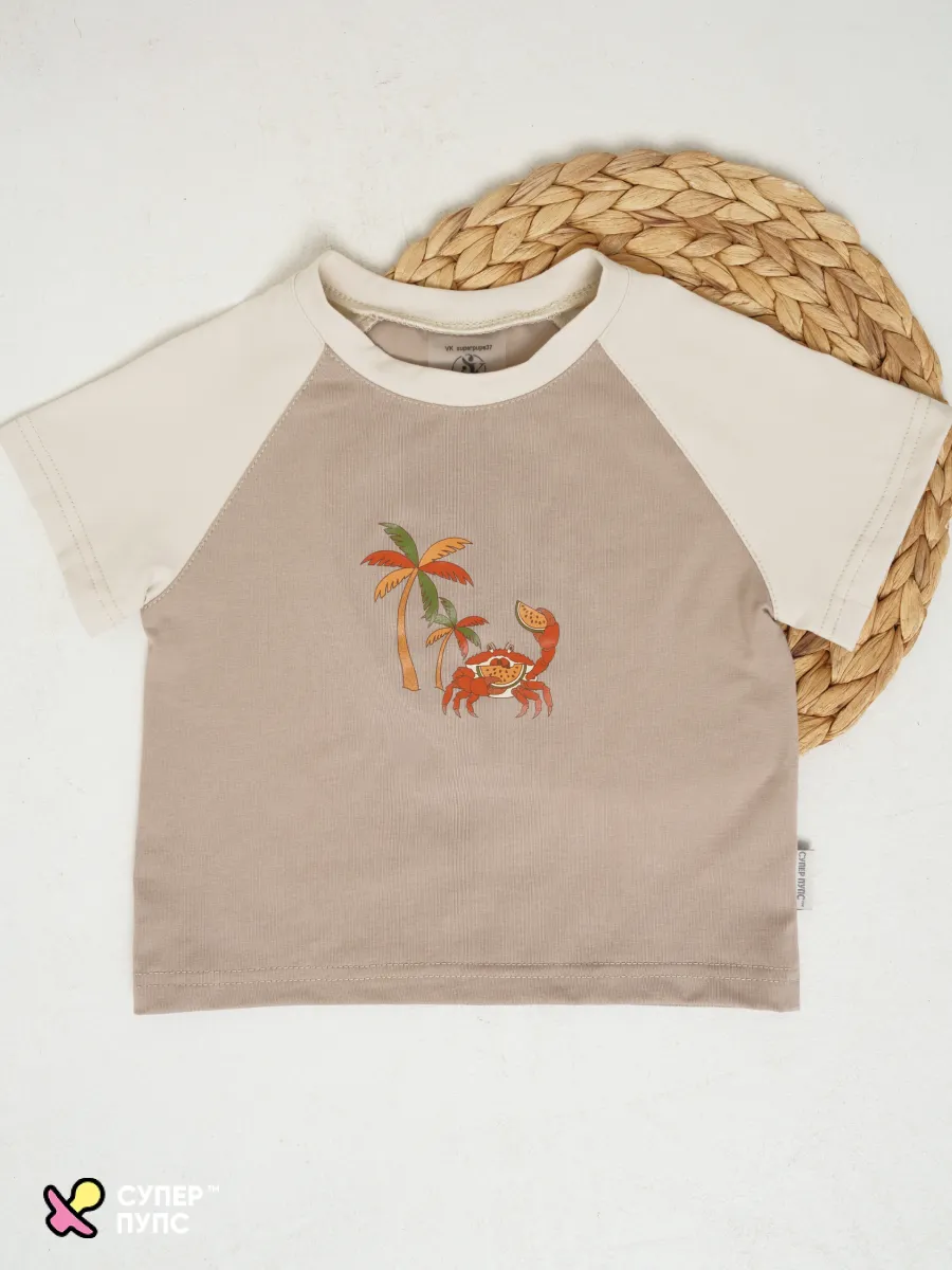 Костюм Супер Пупс кост/реглан/окант/латте/краб - фото 12