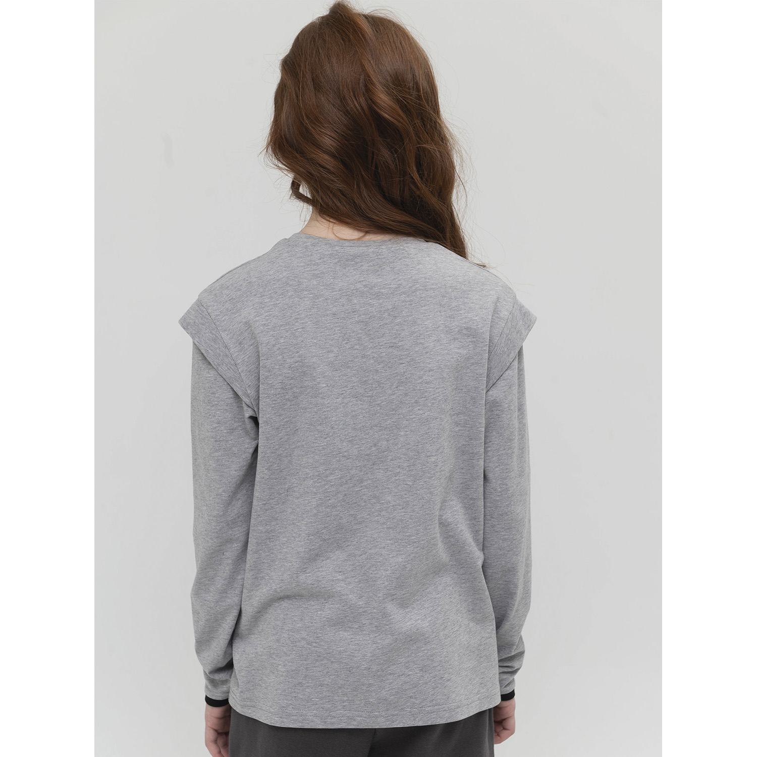 Блузка Pelican GFJ7143U/Серый(40) - фото 5