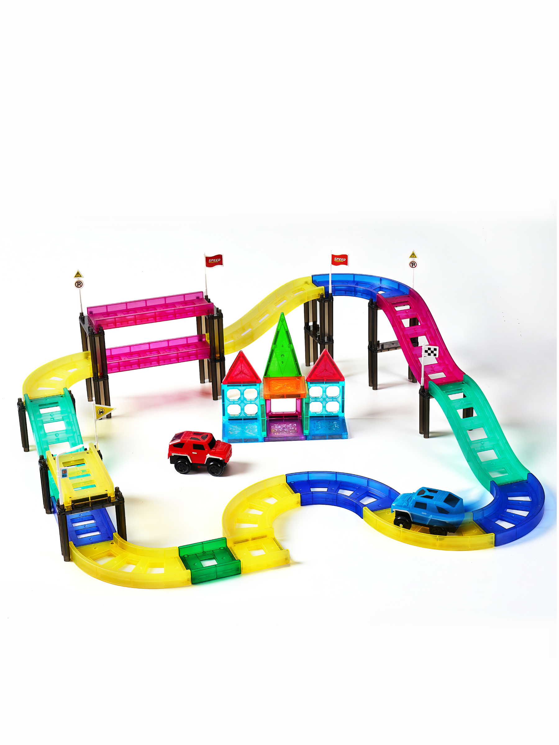 Конструктор SAYFUN toys магнитный 96 дет. - фото 15