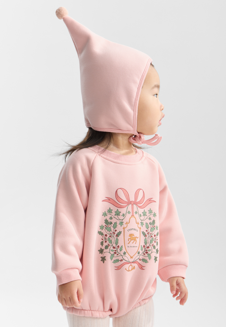 Боди и шапочка Happy Baby 88573-0_pink - фото 2