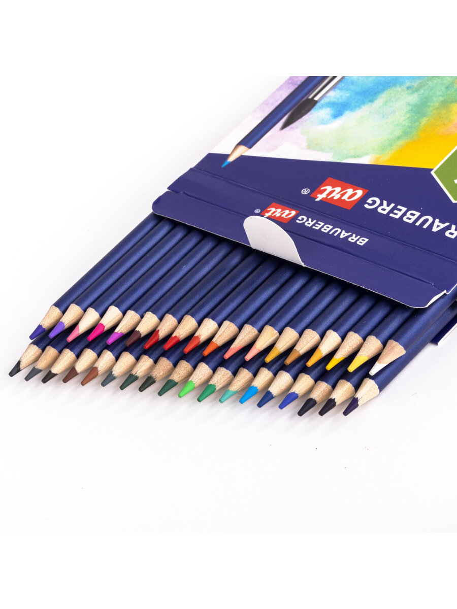 Карандаши акварельные Brauberg 36 шт. - фото 11