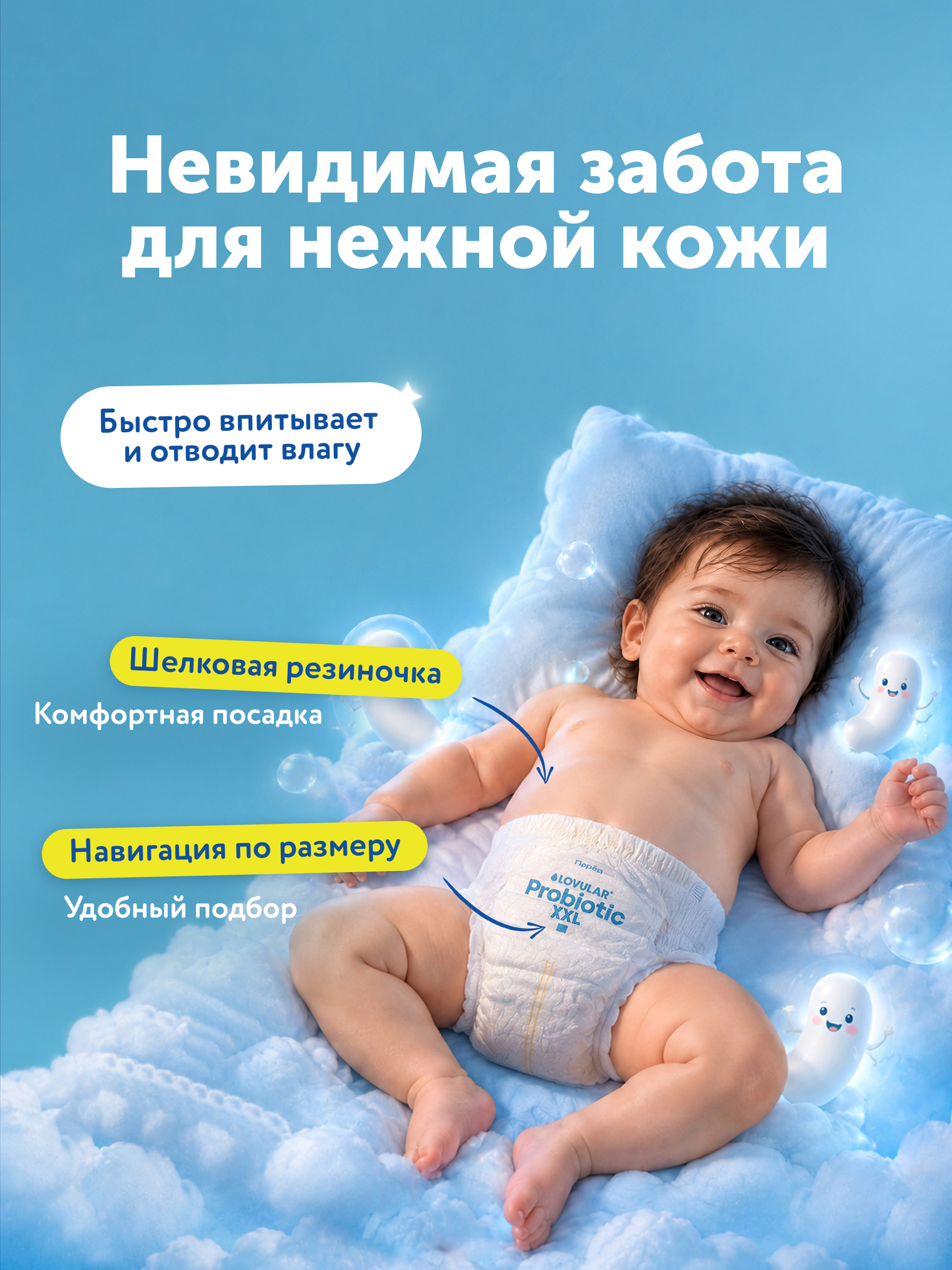 Трусики LOVULAR 6 (15-25кг) 32 шт. - фото 7