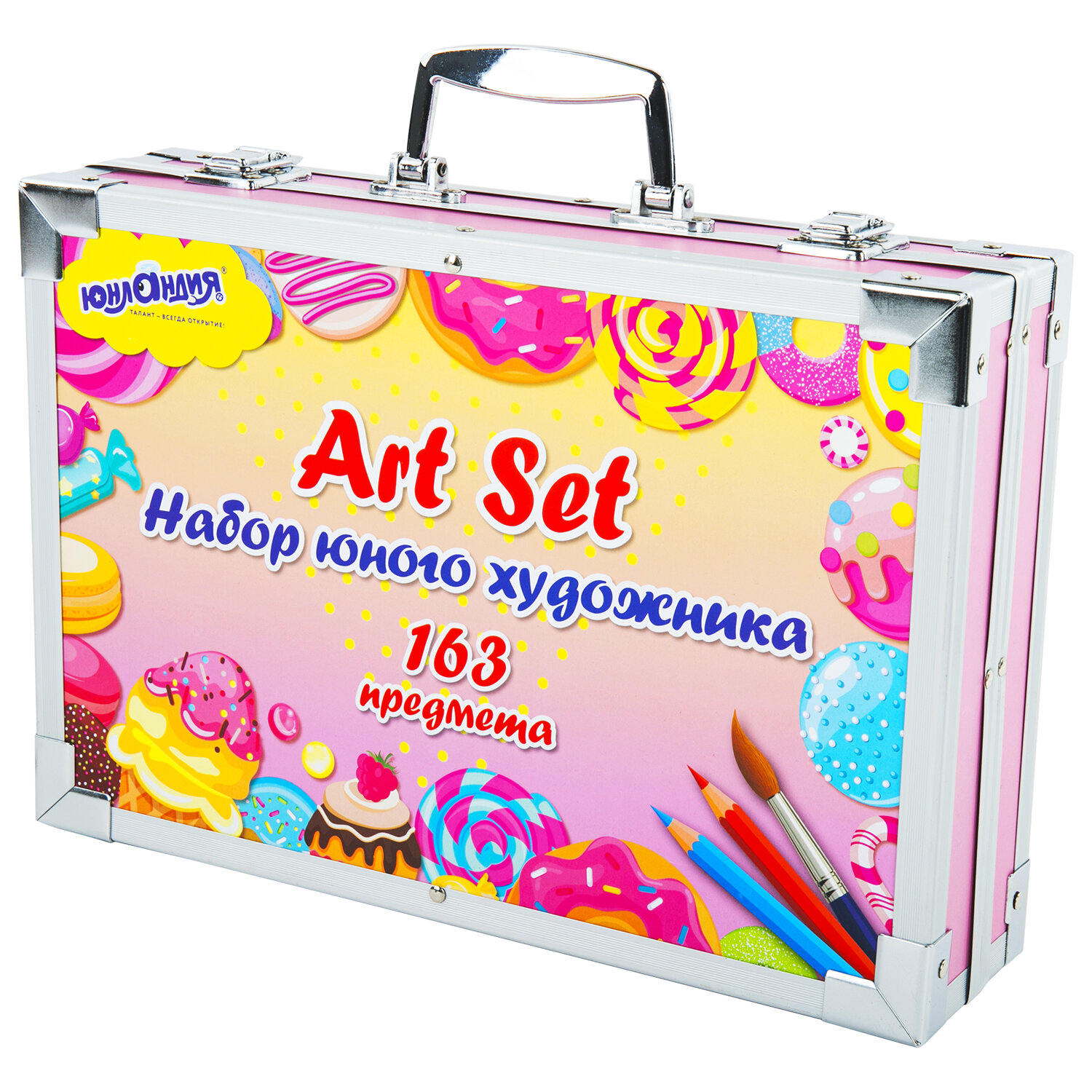 Набор для рисования Юнландия Candy Land 163 шт. - фото 6