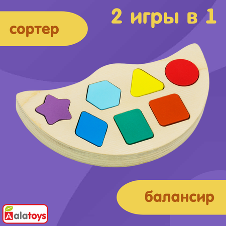Игрушка Alatoys пирамидка Радуга в ассортименте