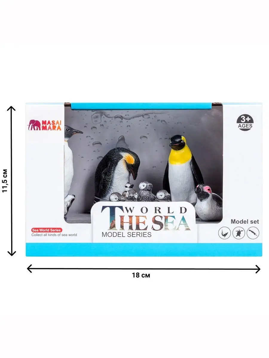 Игровой набор Masai Mara Семья пингвинов - фото 10