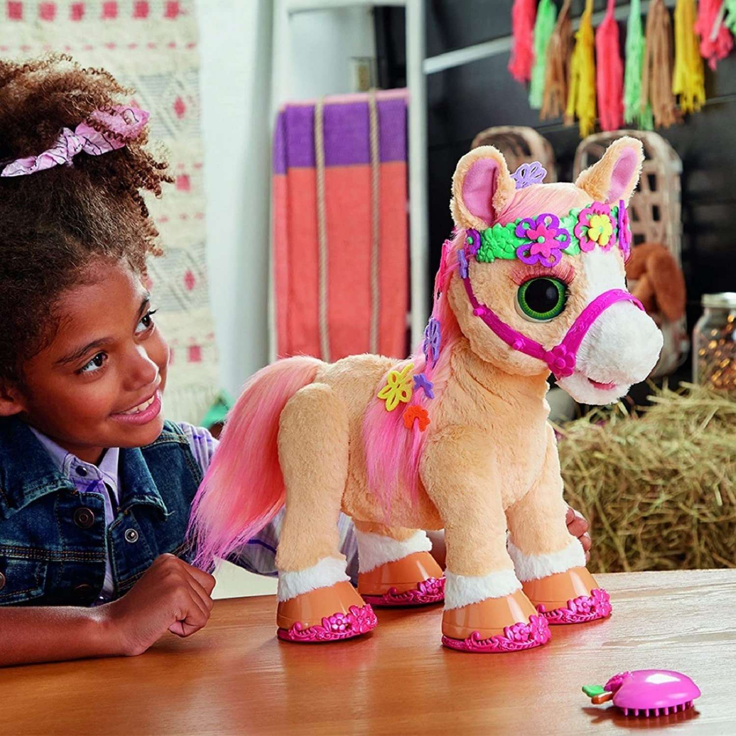 Игрушка мягкая FurReal Friends пони Сказочный 35 см - фото 3
