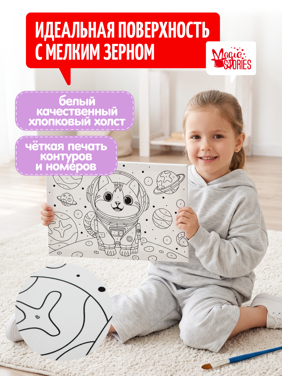 Картина по номерам Magic Stories Кот - фото 3