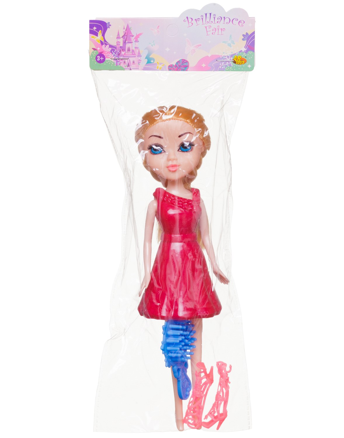 Кукла модельная Abtoys Brilliance Fair высота 18 см PT-01834/красное - фото 1