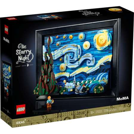 Конструктор LEGO Ideas Винсент Ван Гог Звёздная ночь