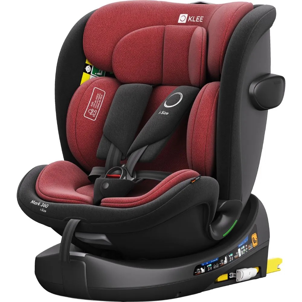 Автокресло KLEE Mark 360 i-size Isofix 0+/1/2/3 (0-36 кг) красный - фото 1