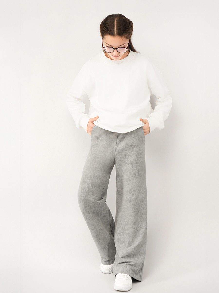 Брюки HappyFox HF070SPвинтаж.серый - фото 11