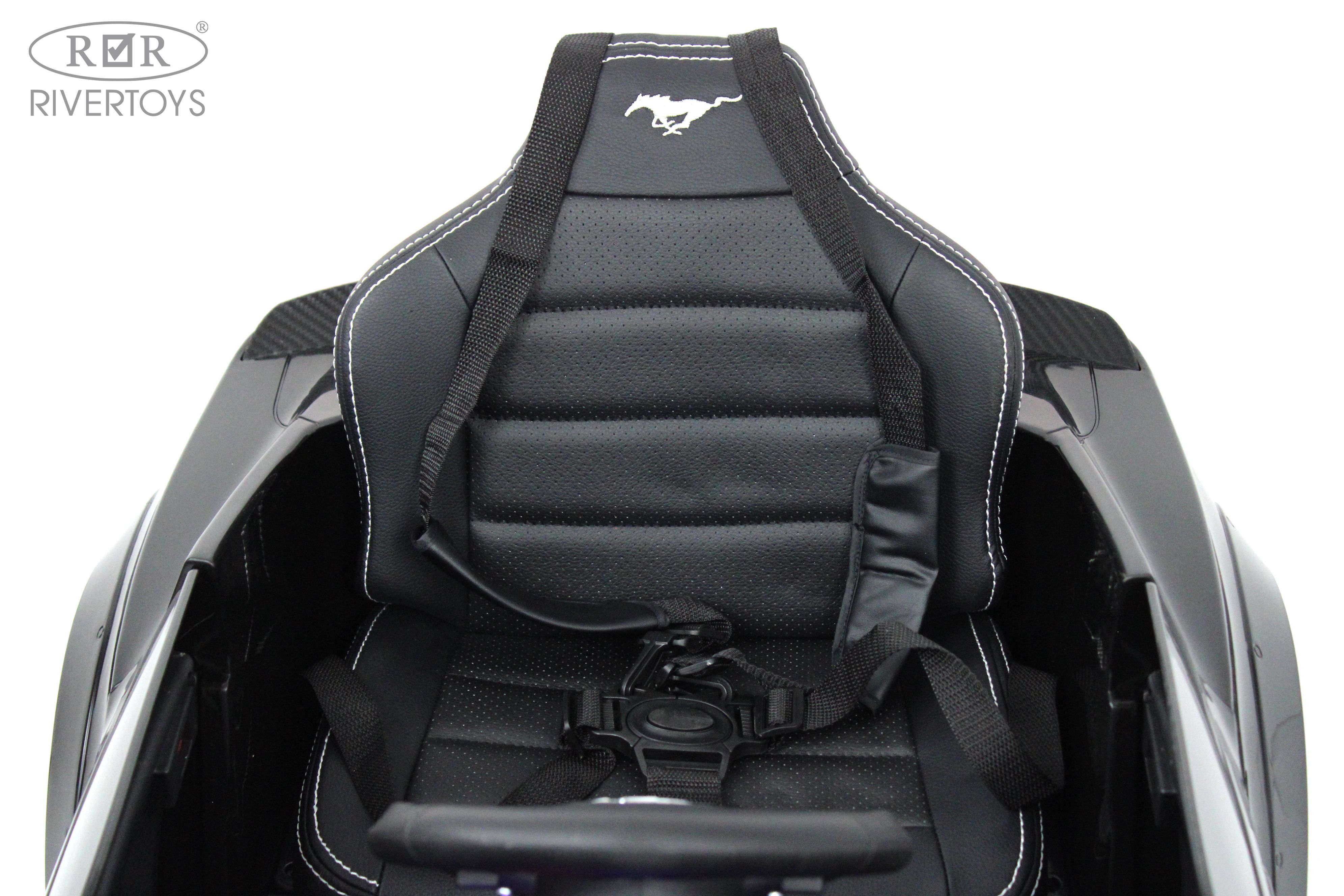 Электромобиль RIVERTOYS A222MP-BLACK С пультом ДУ - фото 25