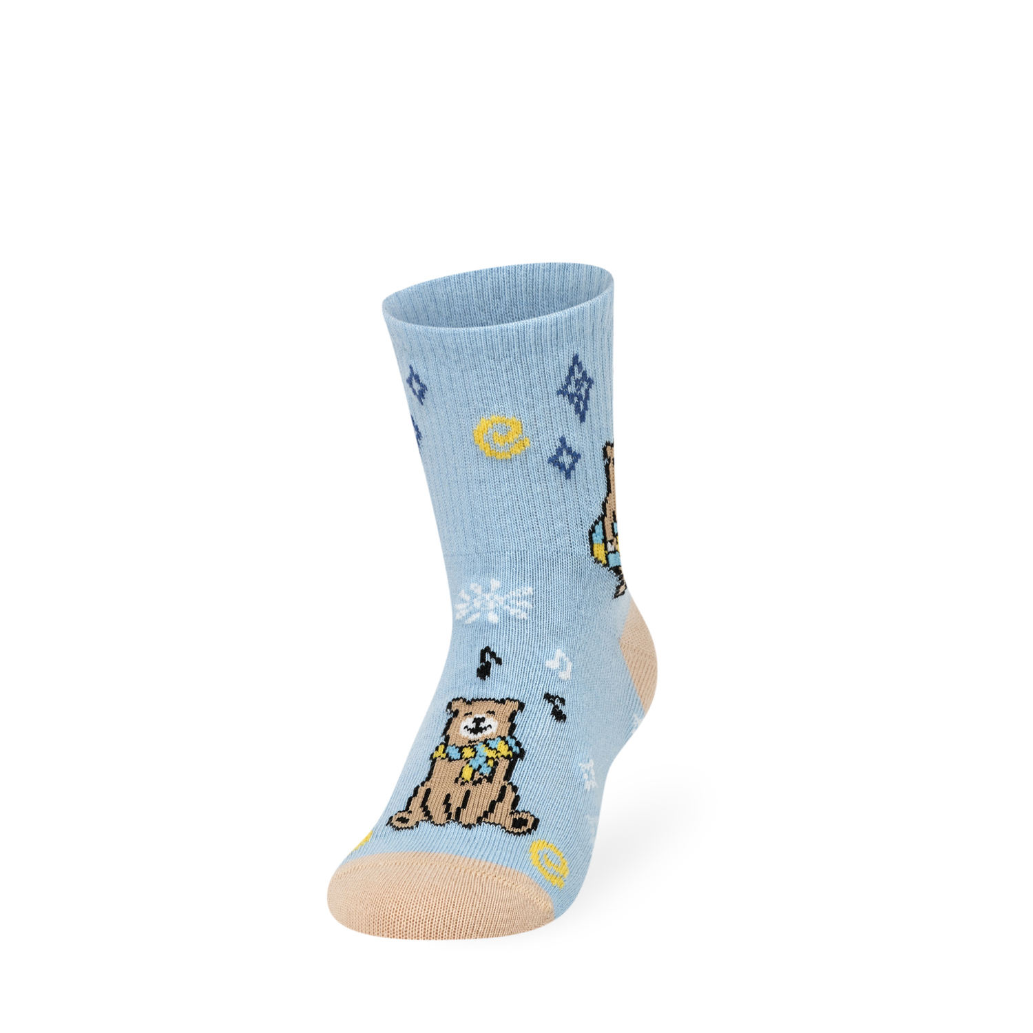 Носки Omsa OMSA kids Calzino 21P75 (Мишки) Blu Сhiaro - фото 1