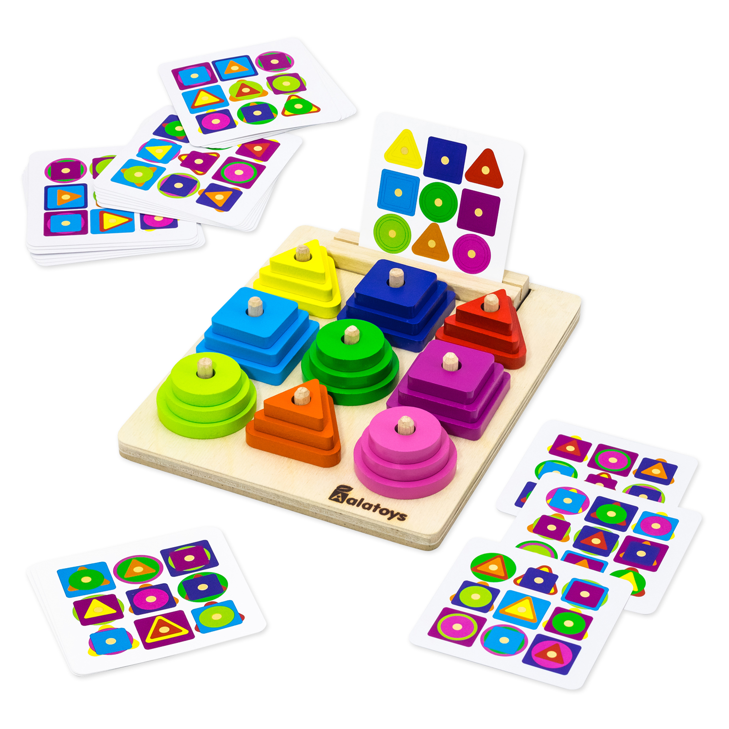 Игрушка Alatoys пирамидка - фото 1