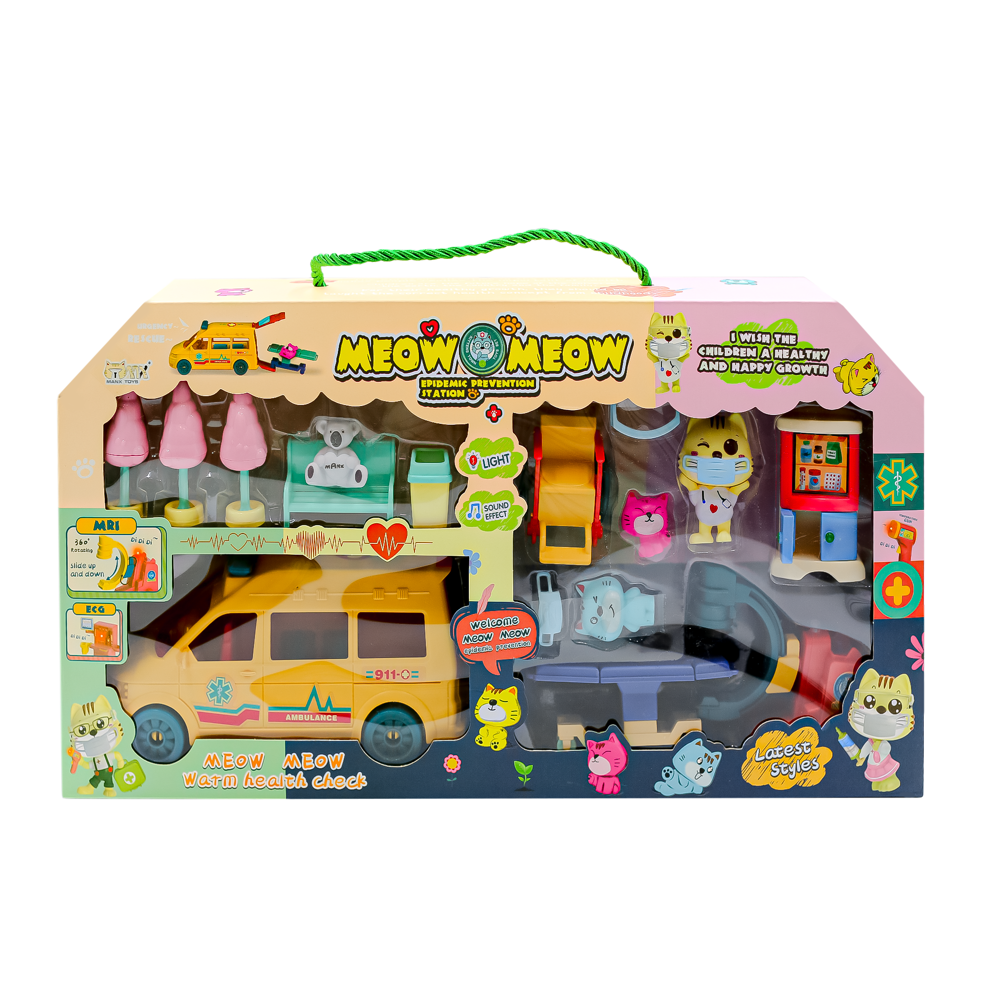 Игровой набор SHARKTOYS Мяу-мяу: Лечебный центр - фото 6