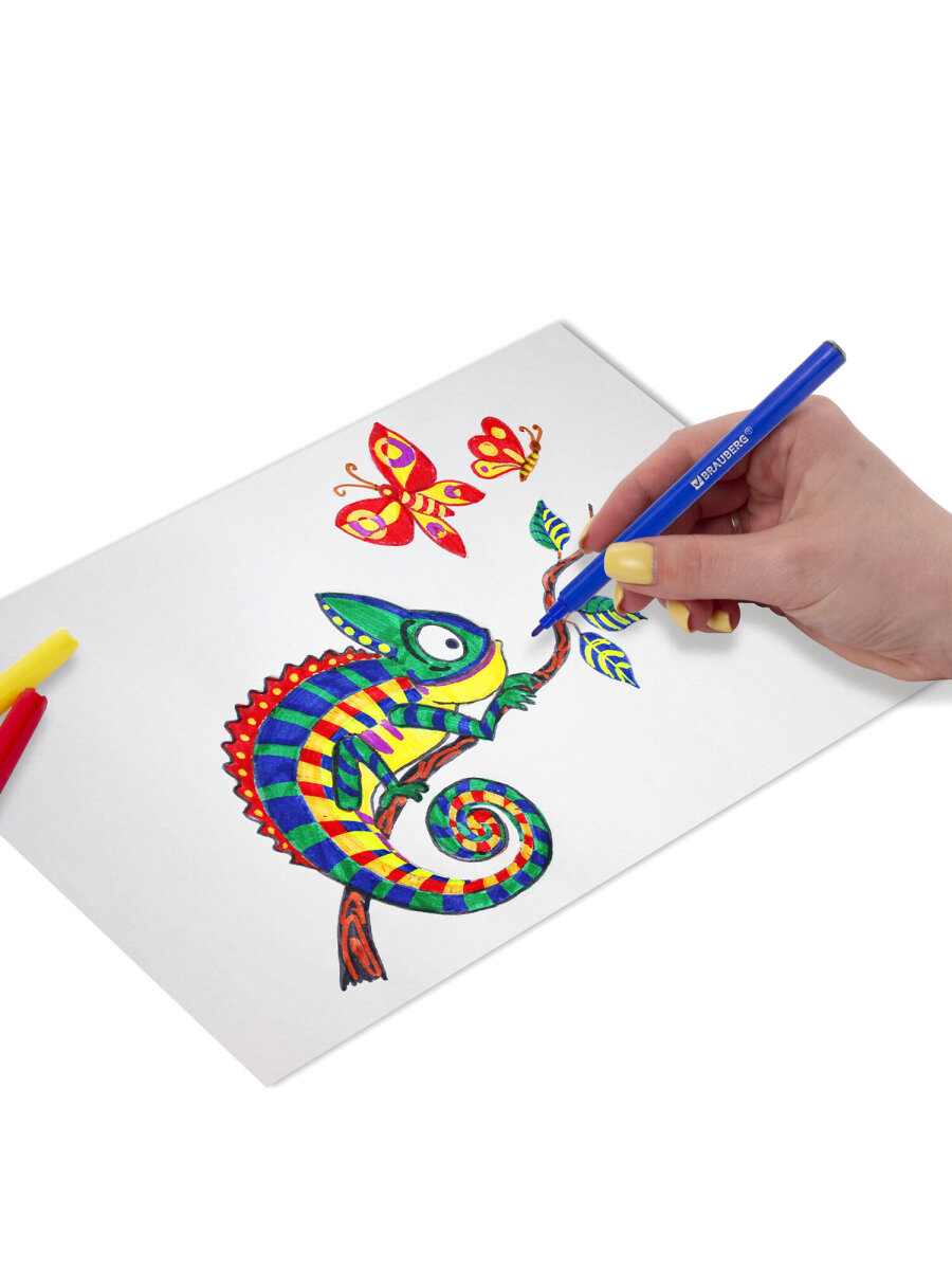 Фломастеры Brauberg 36 цв. - фото 12