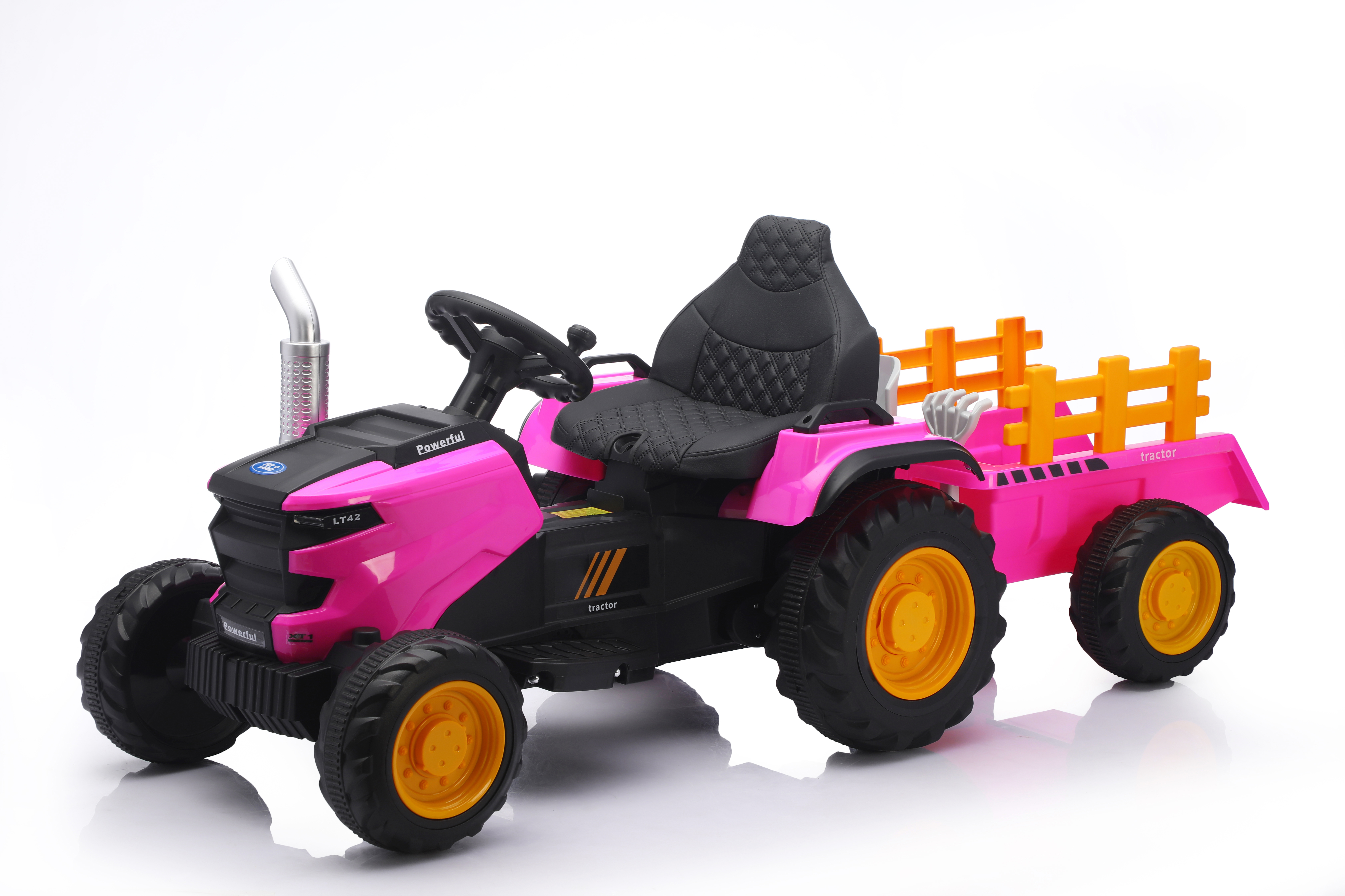 Трактор TOYLAND с прицепом С пультом ДУ - фото 1