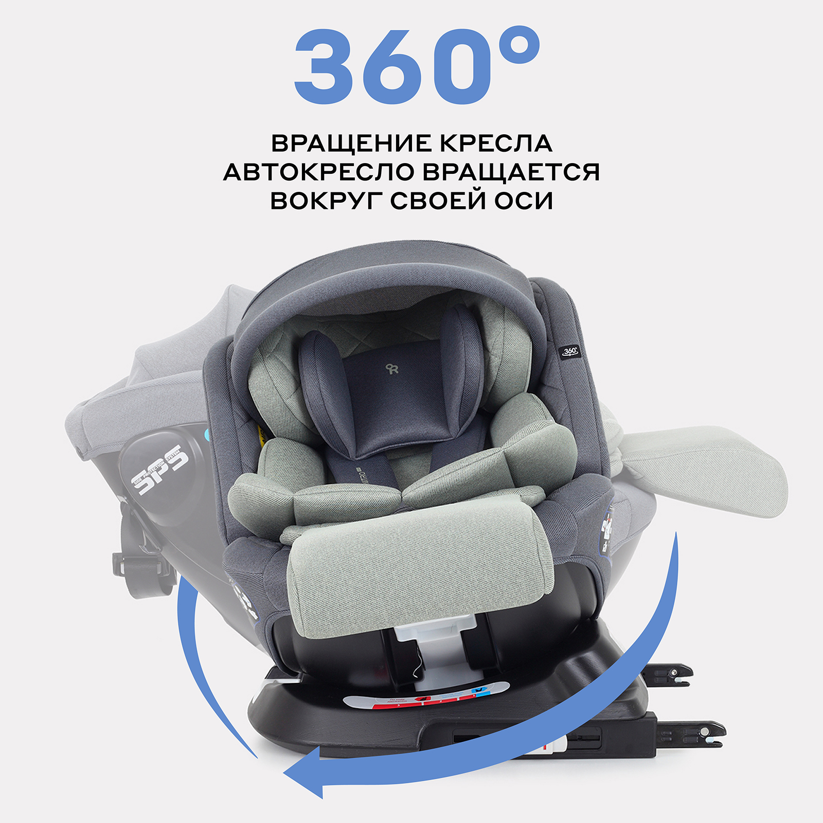 Автокресло Rant Nitro Plus isofix Isofix 0+/1/2/3 (0-36 кг) зеленый - фото 4