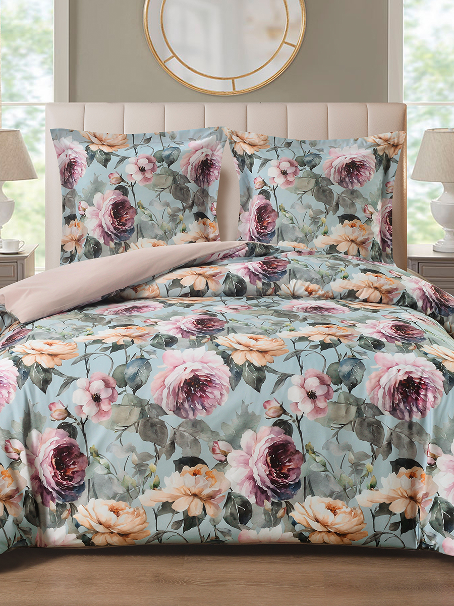 Комплект постельного белья MCotton Илэрия евро 4 предм. - фото 1