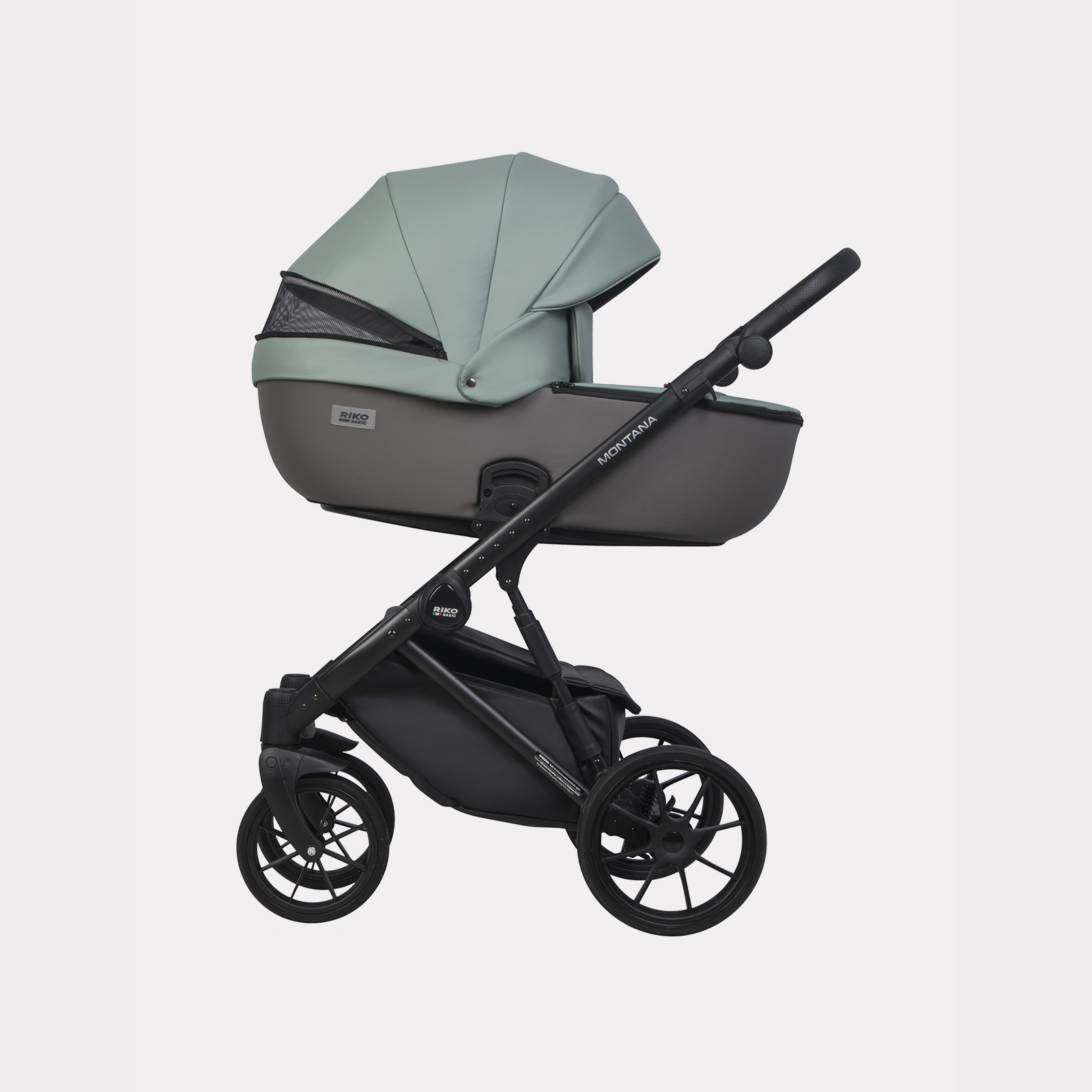 Коляска 3в1 Riko Basic Montana Ecco зеленый - фото 3
