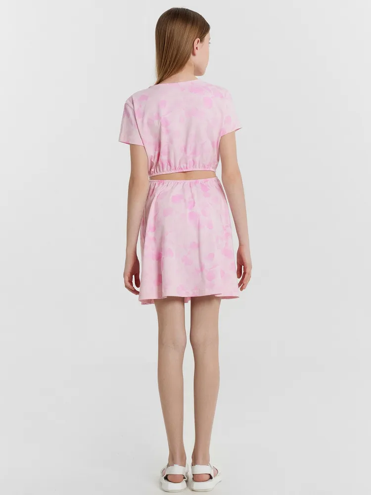 Платье Mark Formelle (Марк Формэль) 157968/акварельные бантики на розовом - фото 5