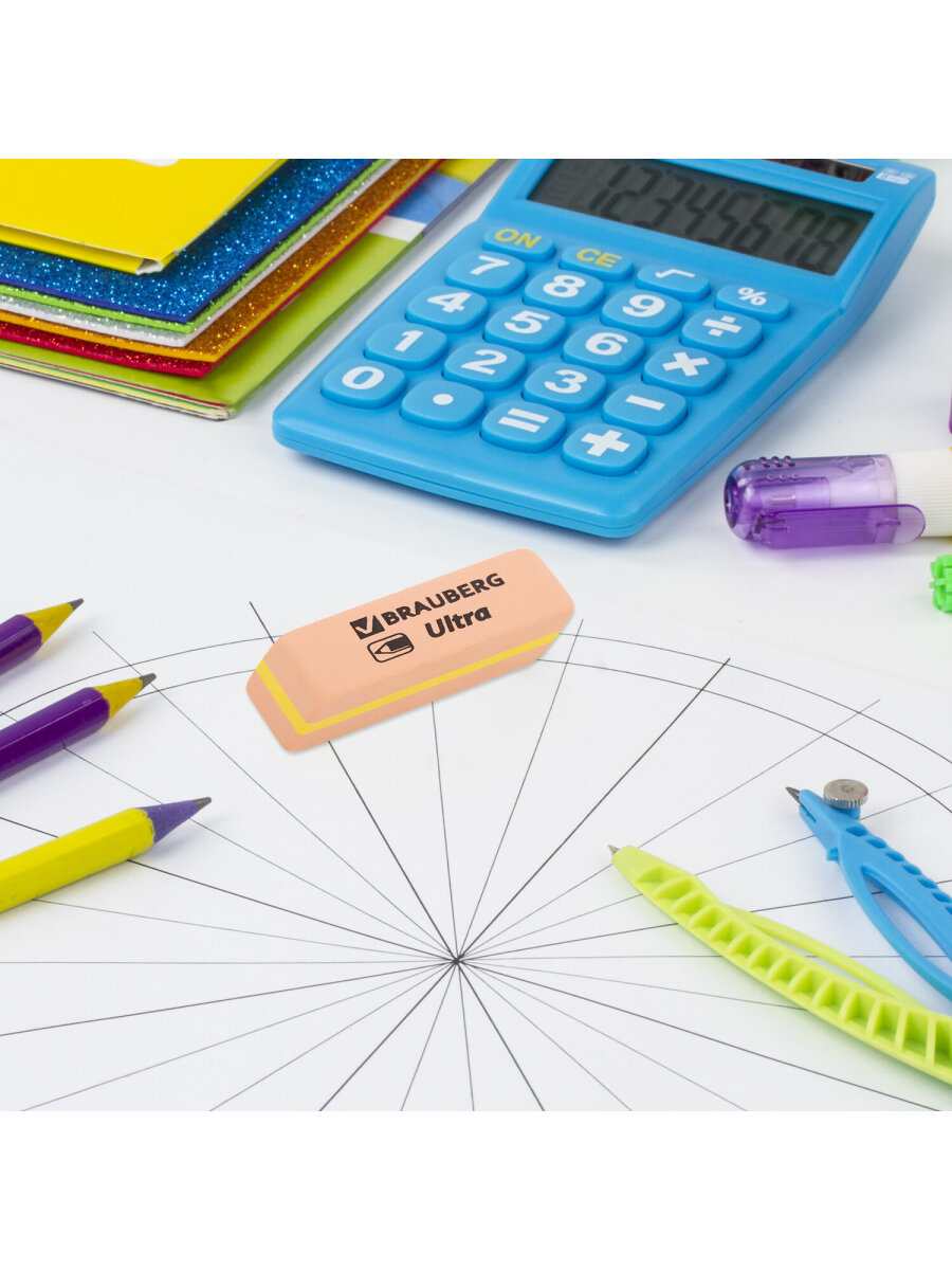 Ластик Brauberg 6 шт. - фото 13