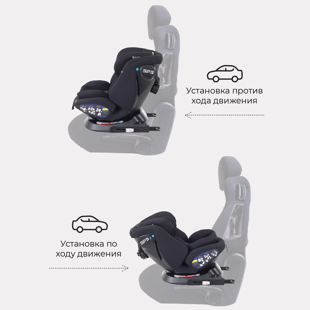 Автокресло Rant Nitro Isofix 0+/1/2/3 (0-36 кг) - фото 9