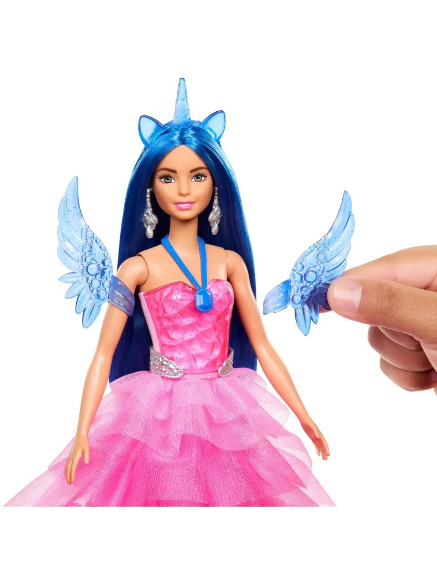 Кукла модельная Barbie 65th Anniversary Принцесса Сапфир и единорог 121895 - фото 3